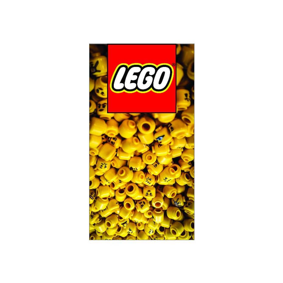Capa Lateral Veste Fácil Decoração para Paineis Tema Lego Aniversarios, Mesversarios, Chá Revelação