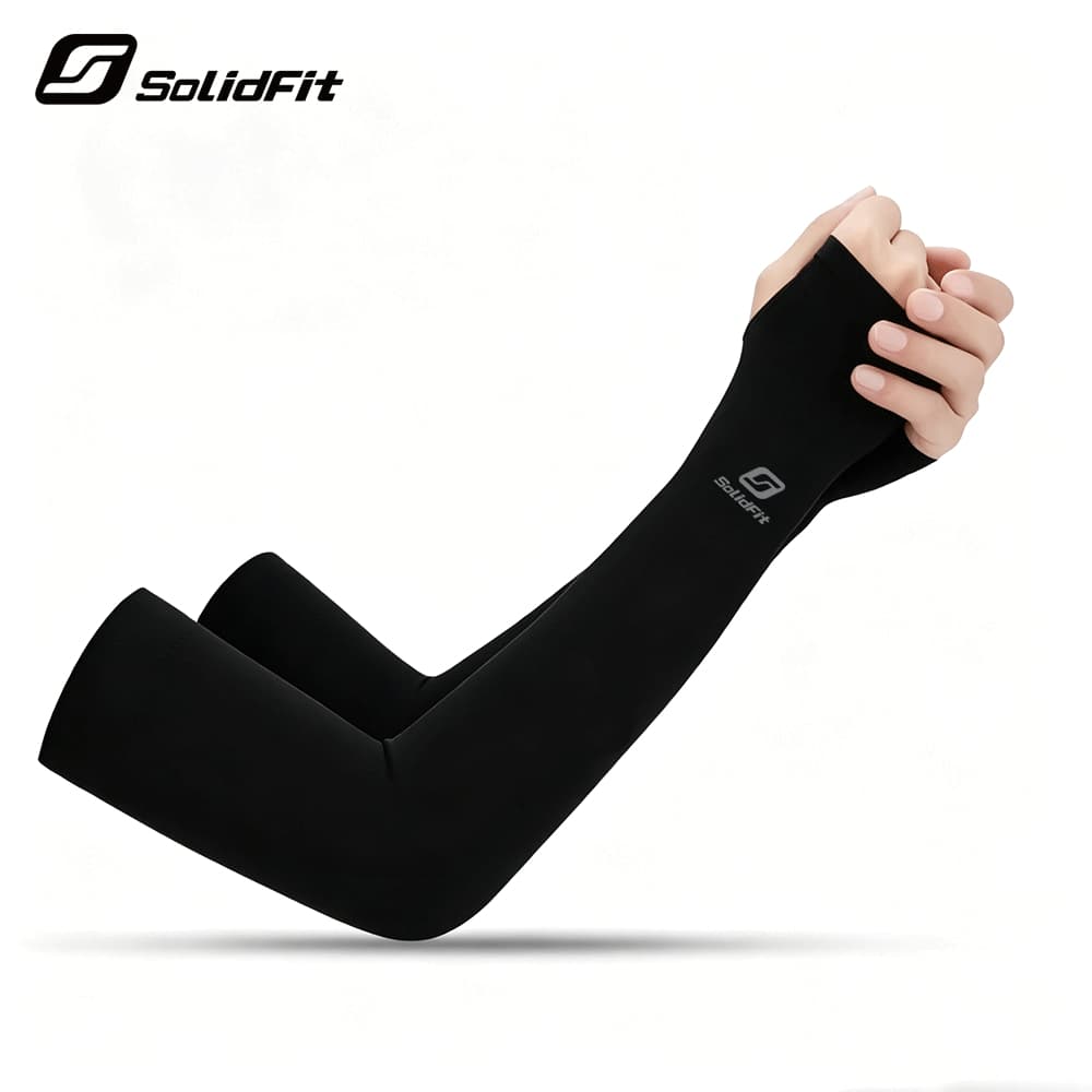 Solidfit Manguito SolidFit UV50+ Proteção Solar Nylon Resfriamento Unissex 1 Par
