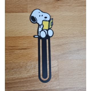 Kit Com 5 Marcador De Livro Páginas Cachorro Snoopy com Livro