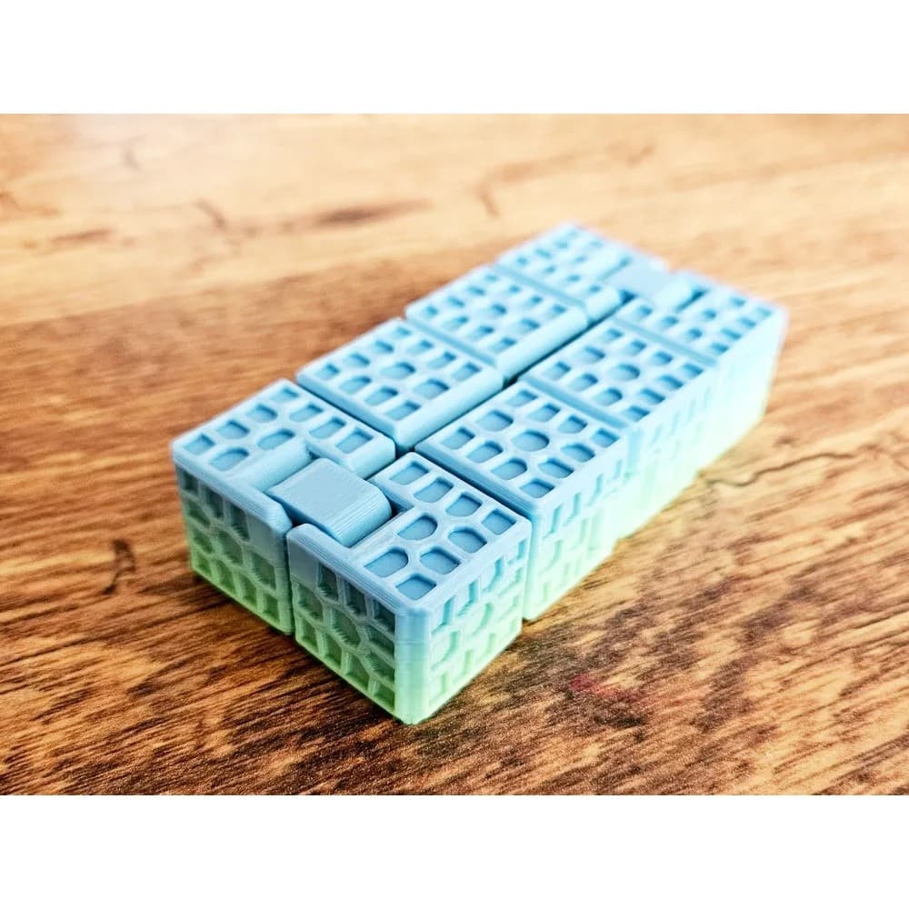 Brinquedo Articulado 3D Transformável Anti Estresse Fidget Toy Premium