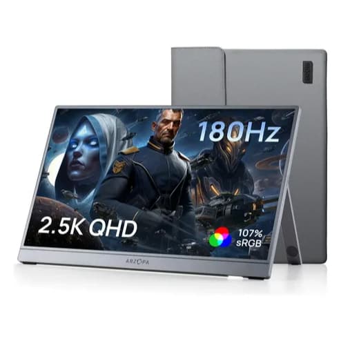 Monitor Portátil Arzopa Z3FC 16.1" 2.5K QHD, 180Hz — Tela IPS