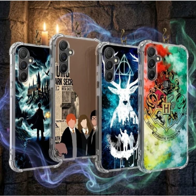 CAPA CAPINHA  DESENHOS VARIADOS HARRY POTTER CAPINHA  PARA A15-A25-A35-A55 ANTI IMPACTO