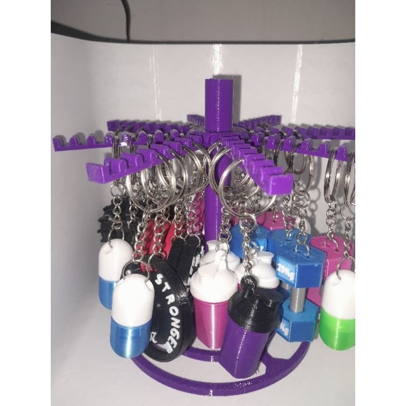 chaveiros fitness  kit com 64 unidades