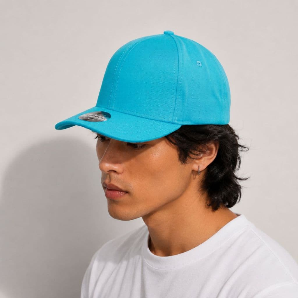 Boné Estruturado Liso Firme Resina 6 Gomos Aba Curva Snapback