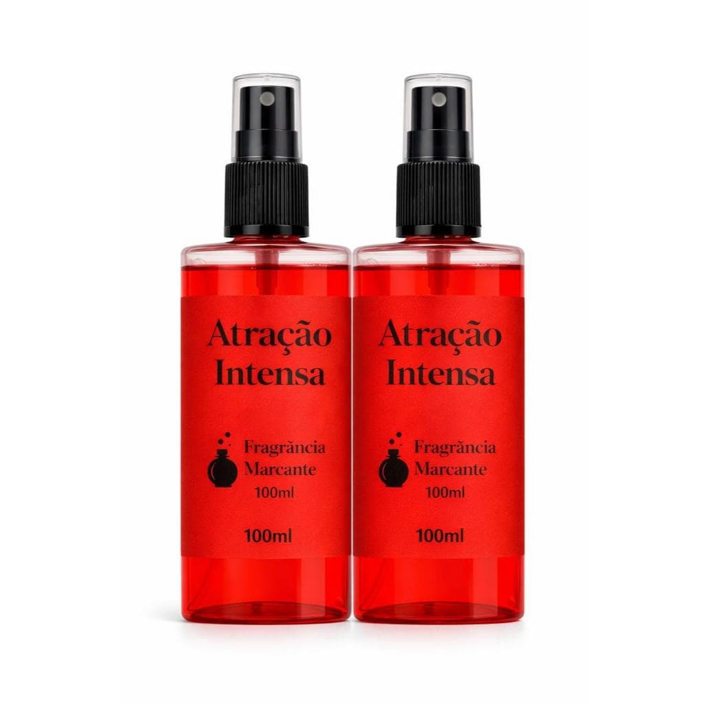 Perfume Masculino Atração Intensa 100ml – Fragrância Marcante, Aroma Amadeirado, Uso Diário