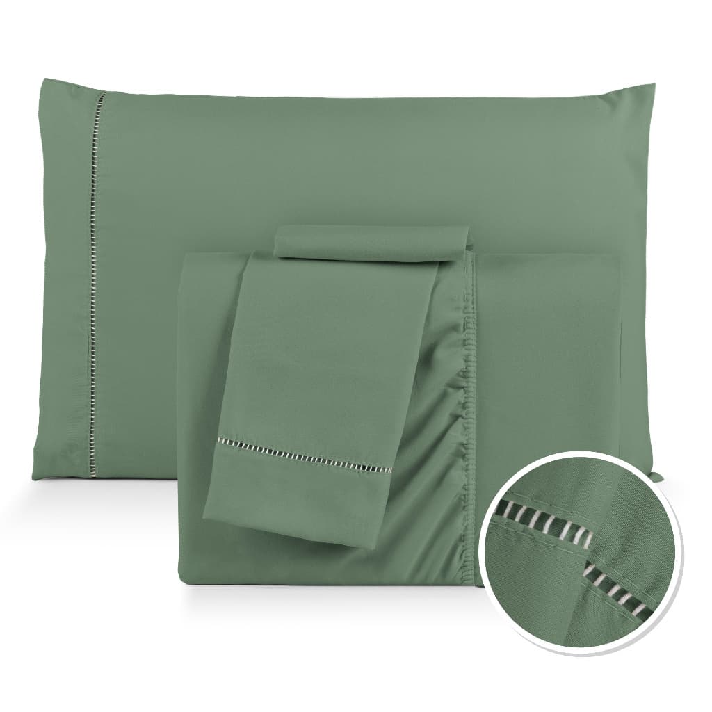 Jogo de Cama Lençol Casal 400 Fios Micropercal