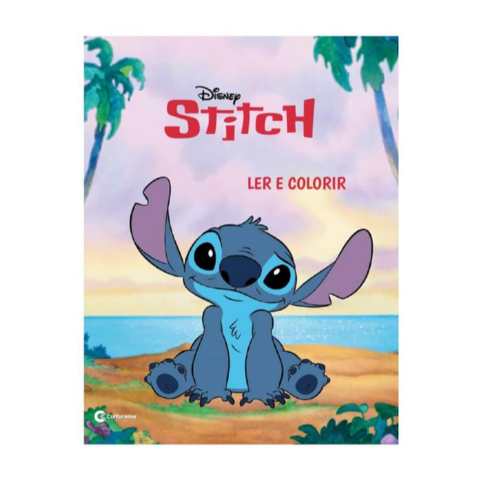 LIVRO INFANTIL DE LER E COLORIR – PERSONAGEM STI (AZUL)