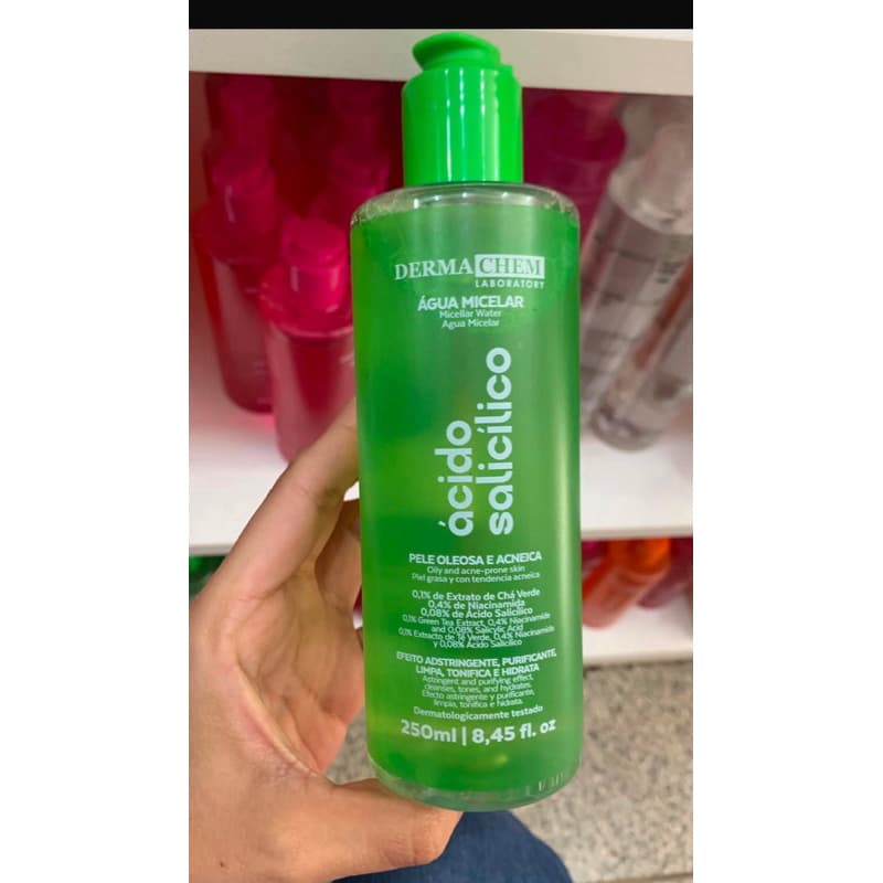Água Micelar Ácido Salicílico Dermachem – 250ml