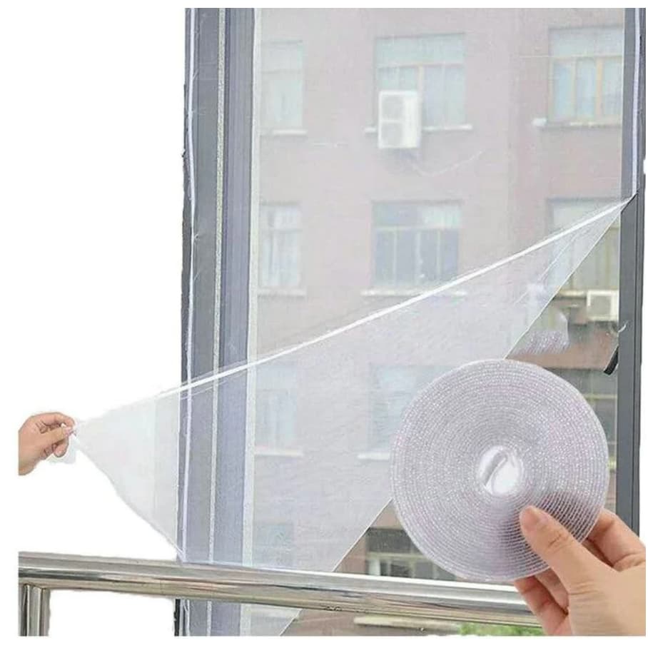 Tela Mosqueteiro Protetora Mosquito Ajustável De Janela Quarto Contra Insetos Dobrável