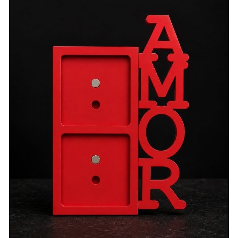 Porta retrato para foto ima 2 lugares amor nao acompanha foto