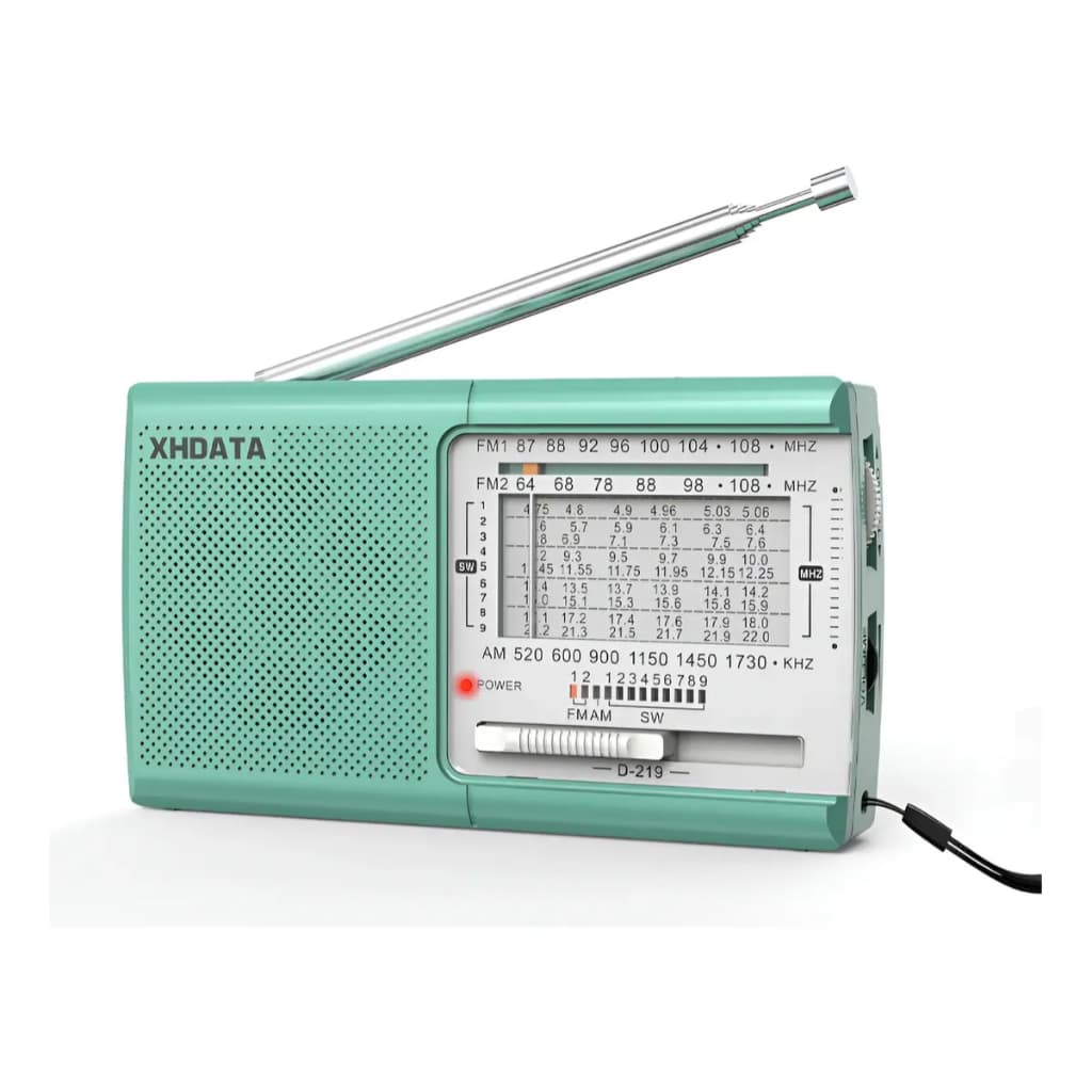 Rádio Xhdata D-219 Portátil Am Fm Sw Vintage