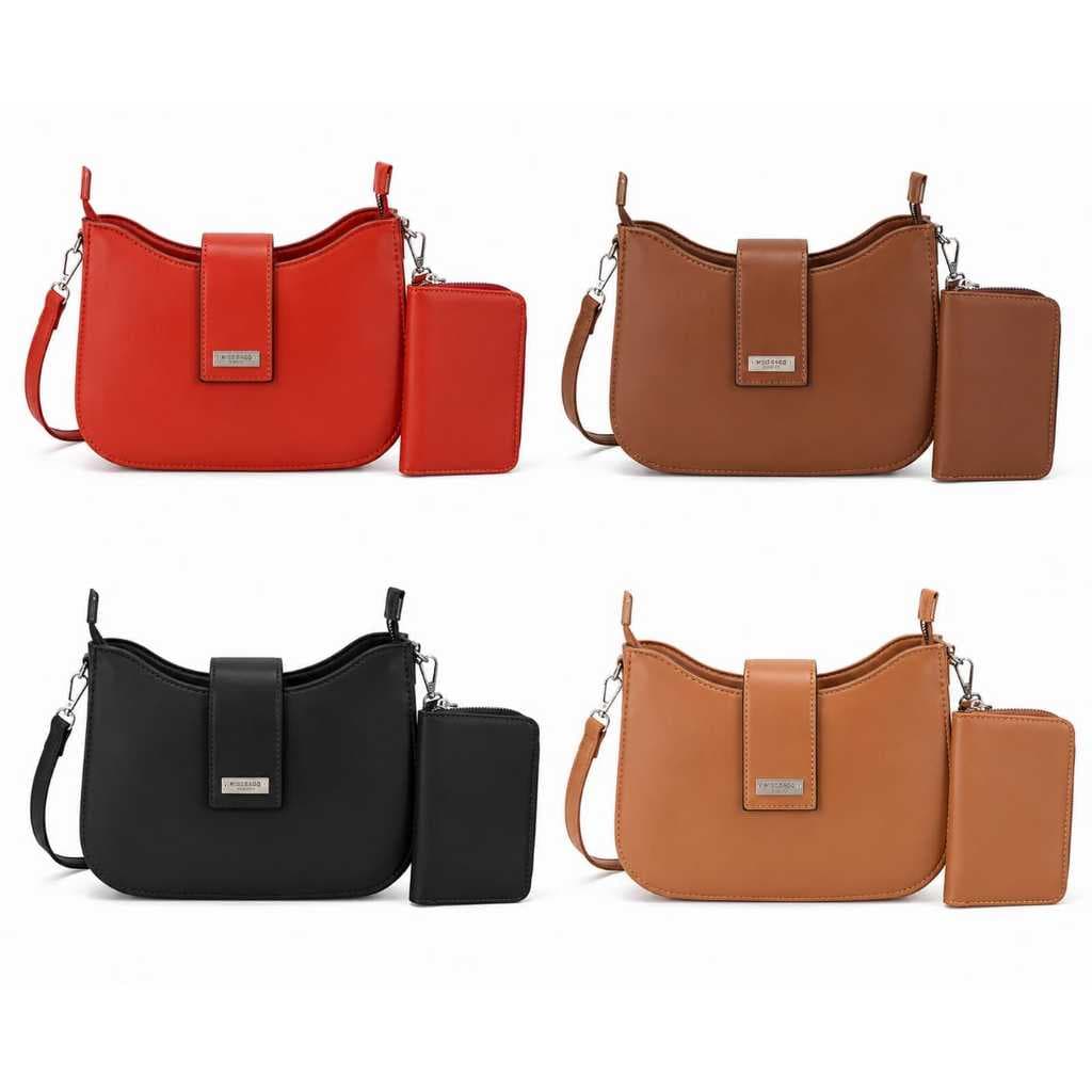 Bolsa Feminina com 2 alças + carterinha