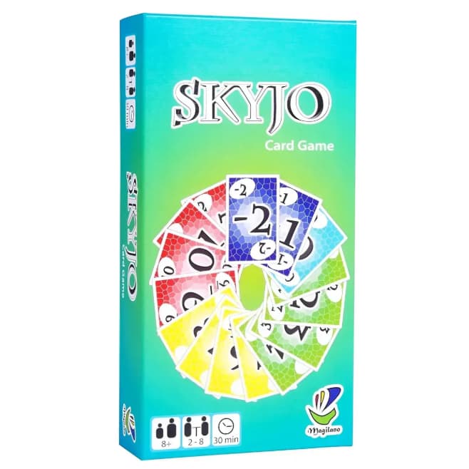 Jogo de Cartas Skyjo | Jogo de Família | 2-8 Jogadores | 30 Minutos | Jogo em Inglês