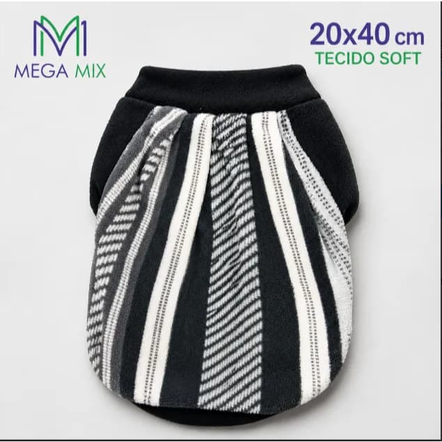 Roupa Pet Soft 20x40cm Cores diversas