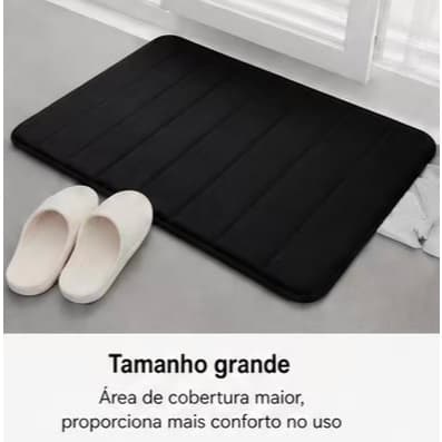 Tapete Antiderrapante Ultra Absorvente para Banheiro e Porta de Entrada – Macio, Secagem Rápida