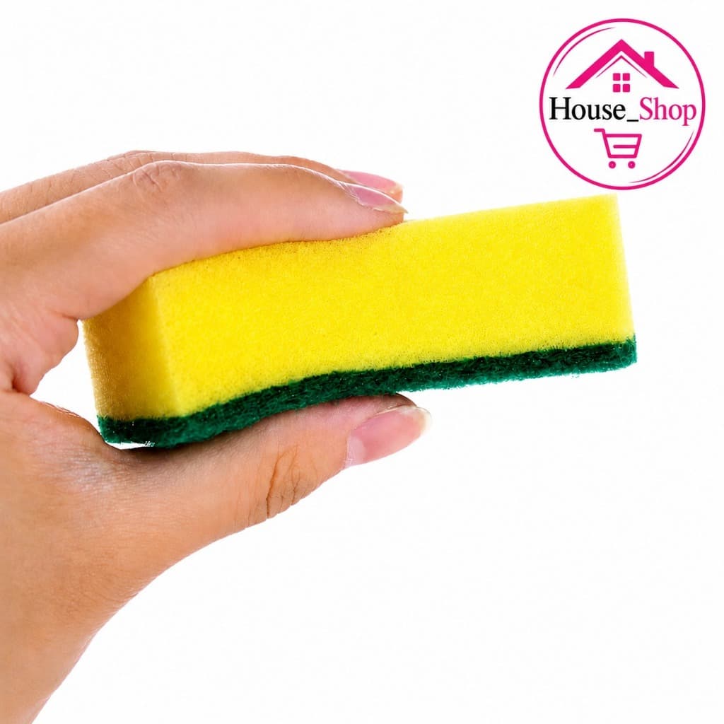 30 Esponjas de Louça Esponflora Multiuso – Dupla Face para Limpeza Leve e Pesada