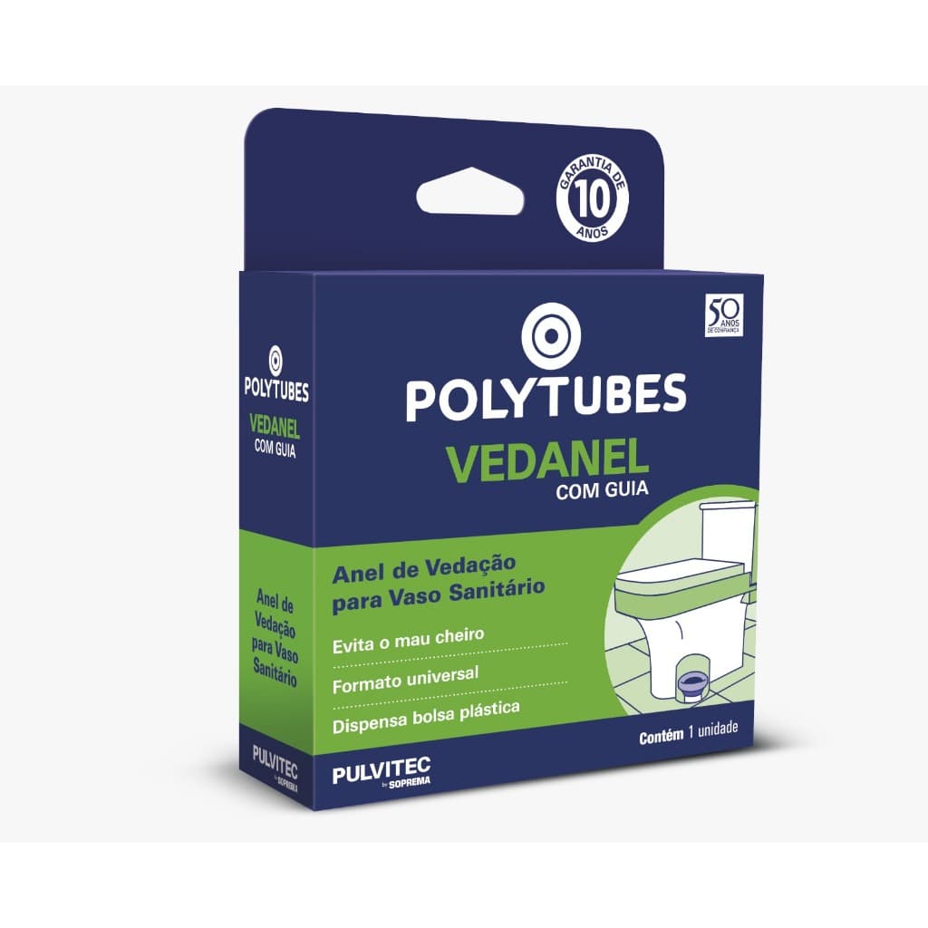 VEDANEL COM GUIA PARA VEDACAO DE VASO SANITARIO