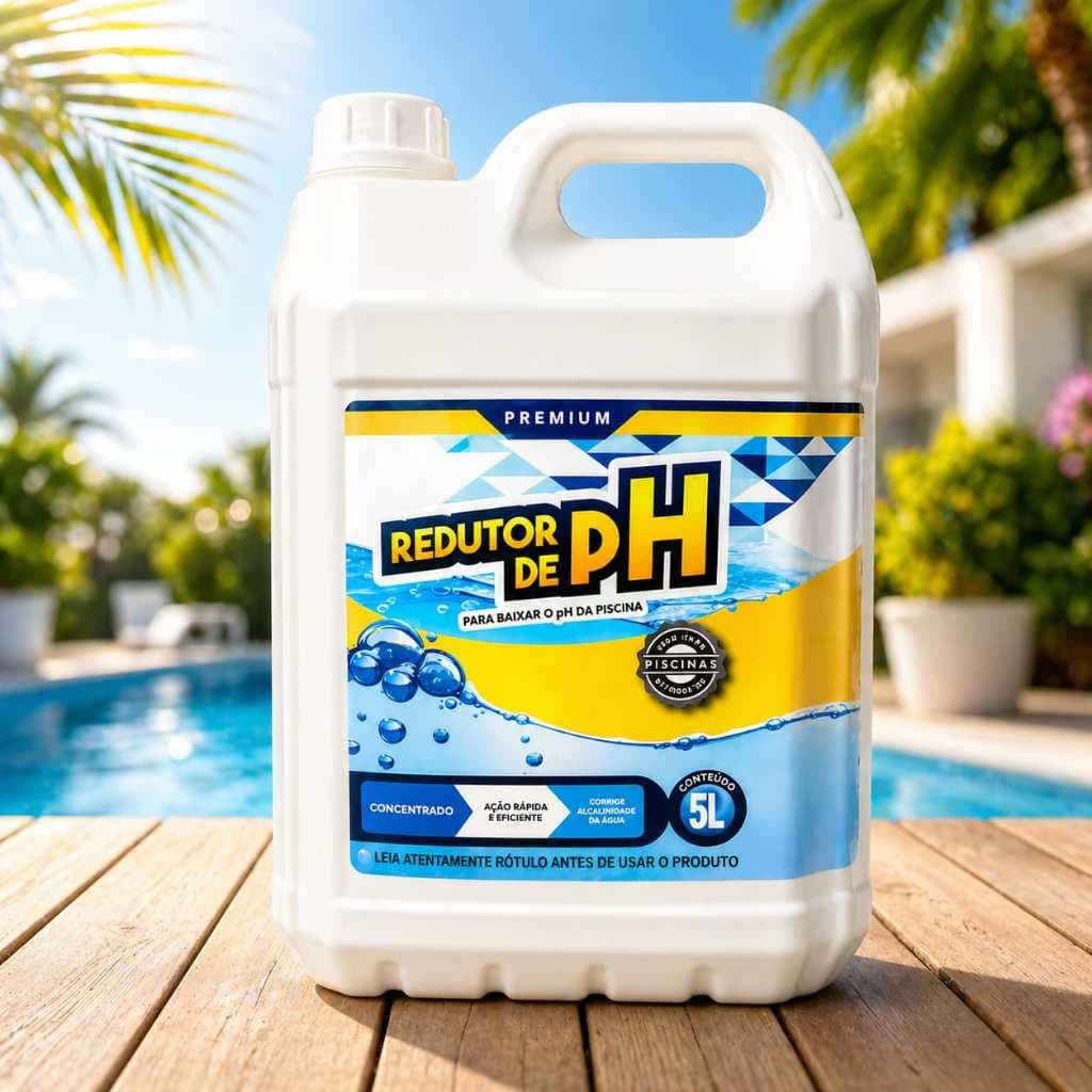 Redutor De Ph Piscina Agua Impecável O Ano Todo 5 Litro