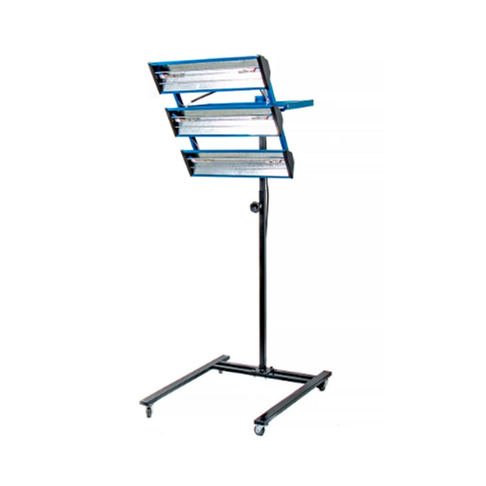 Painel De Secagem Infra 3 Calhas 3000w Monofásico Azul - Automotivo Pro