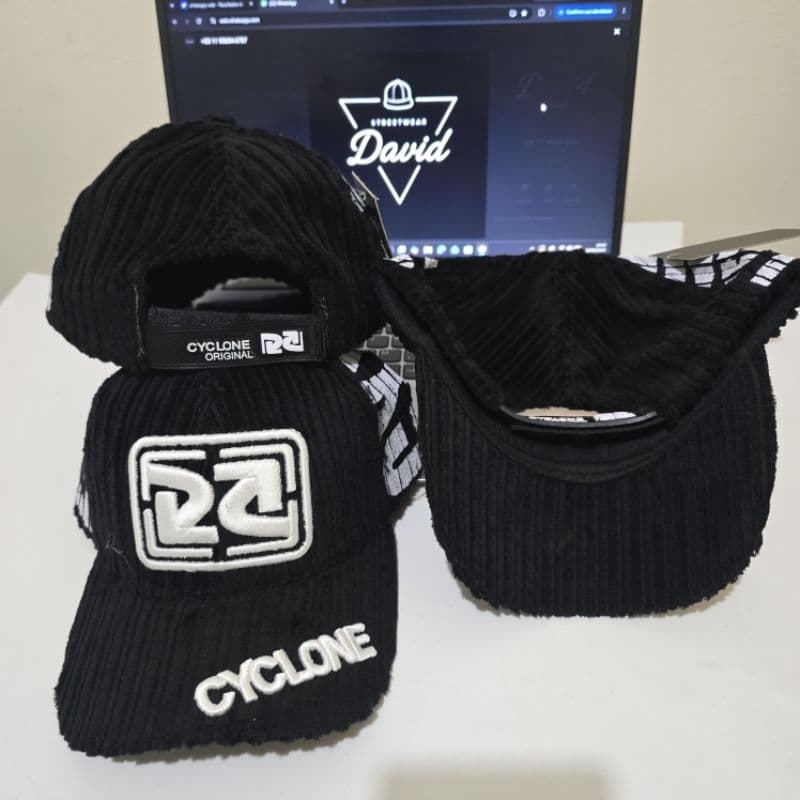 Boné Cyclone Camurça Ajustável Streetwear Premium 🧢🔥