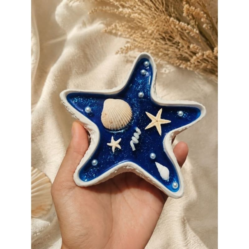 VELA AROMÁTICA NA CONCHA / CONCHA DE GESSO//VELA estrela do mar