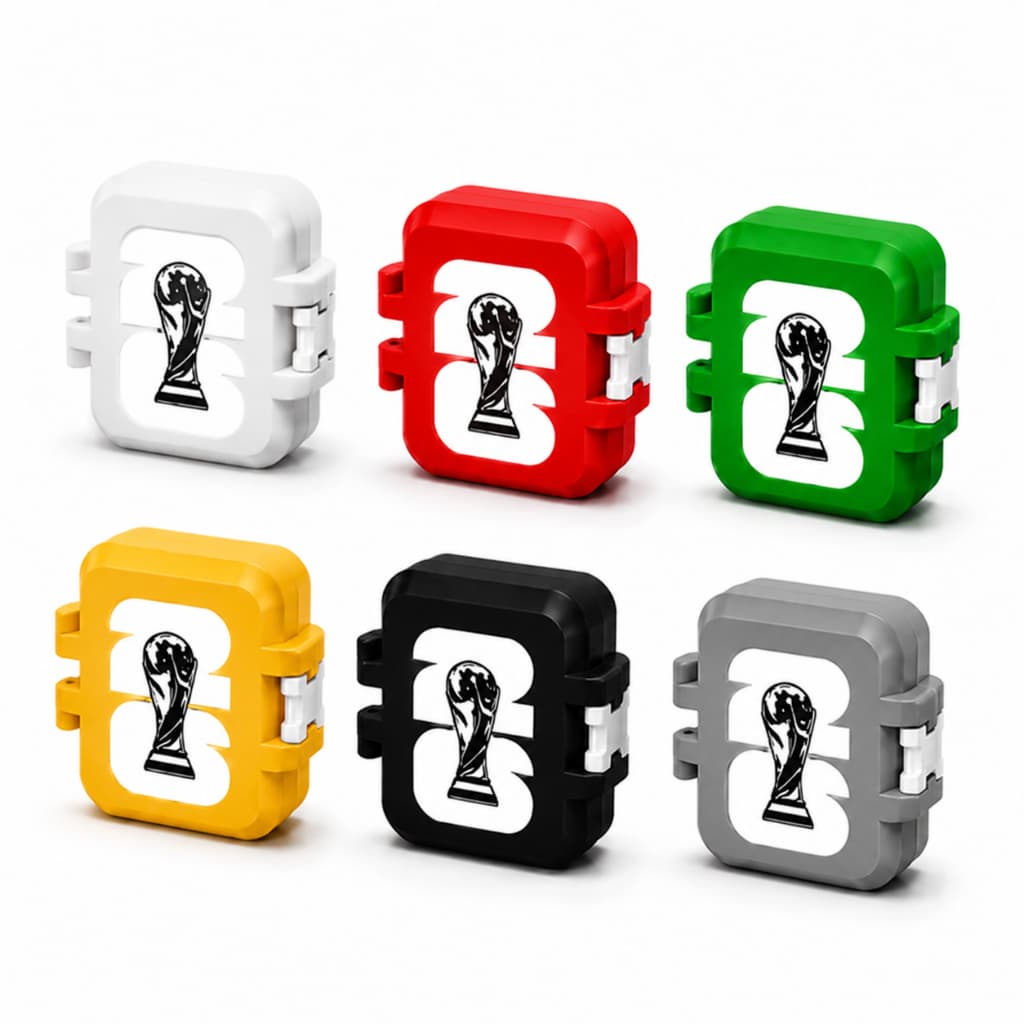 Caixa Porta Figurinhas Copa do Mundo 2026 | Organizador Premium para Colecionadores | Diversas Cores