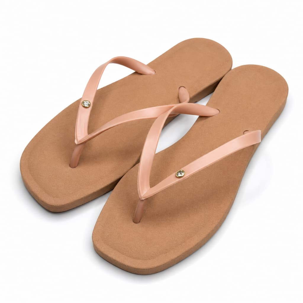 Chinelo Feminino Strass Pingo de Luz Leve Macio Confortável Dia a Dia Chinelo de Dedo