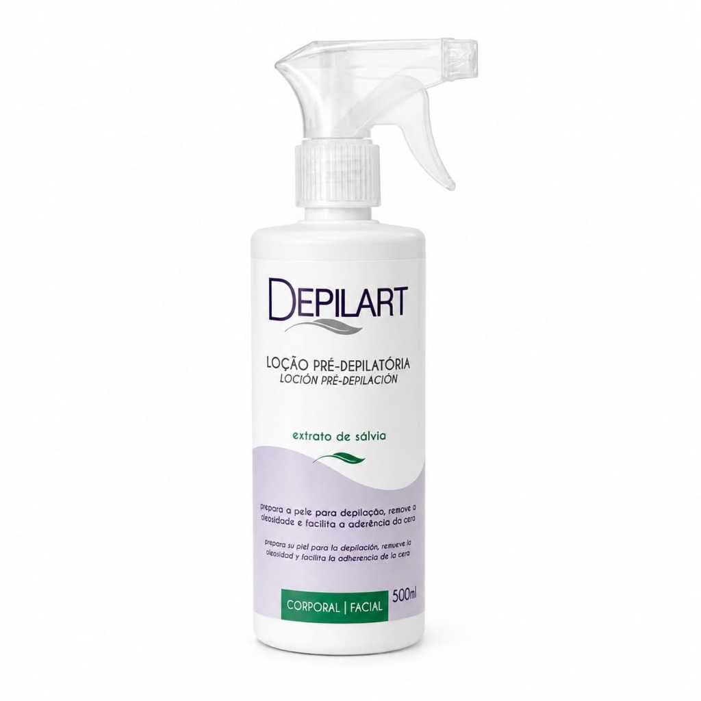 Loção Pré Depilatória Depilart – Limpa, Remove Oleosidade e Prepara a Pele