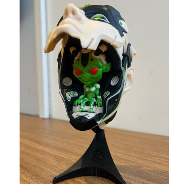 Decoração de Alien - Alienígena com suporte