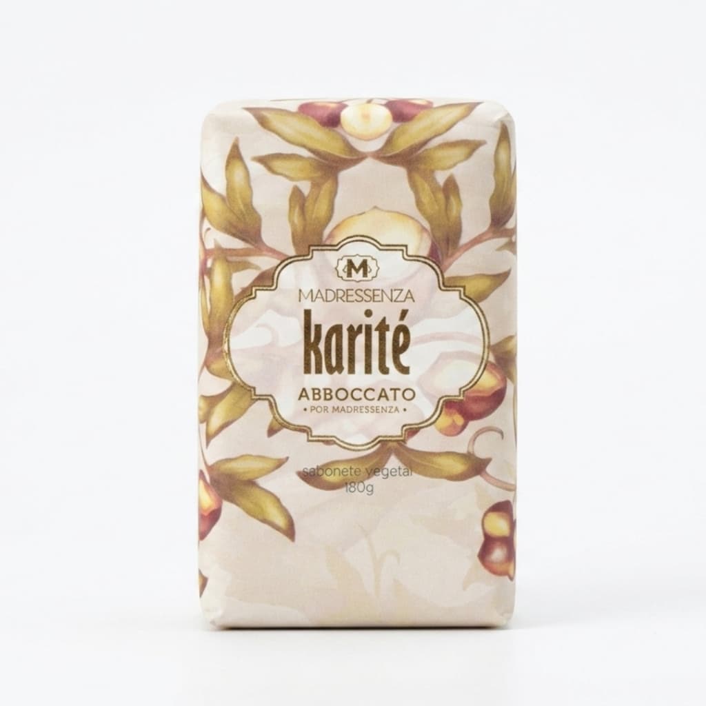 Sabonete em Barra Vegetal Madressenza Karité Alecrin Vinho La Rosa Lavanda 180 g