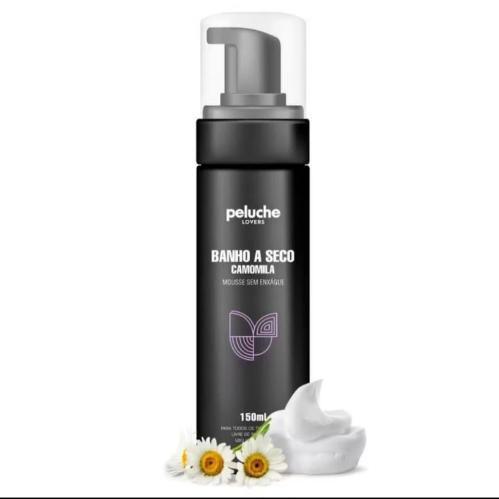 Banho a Seco para Pets Camomila 150ml - Praticidade, Saúde e Versatilidade
