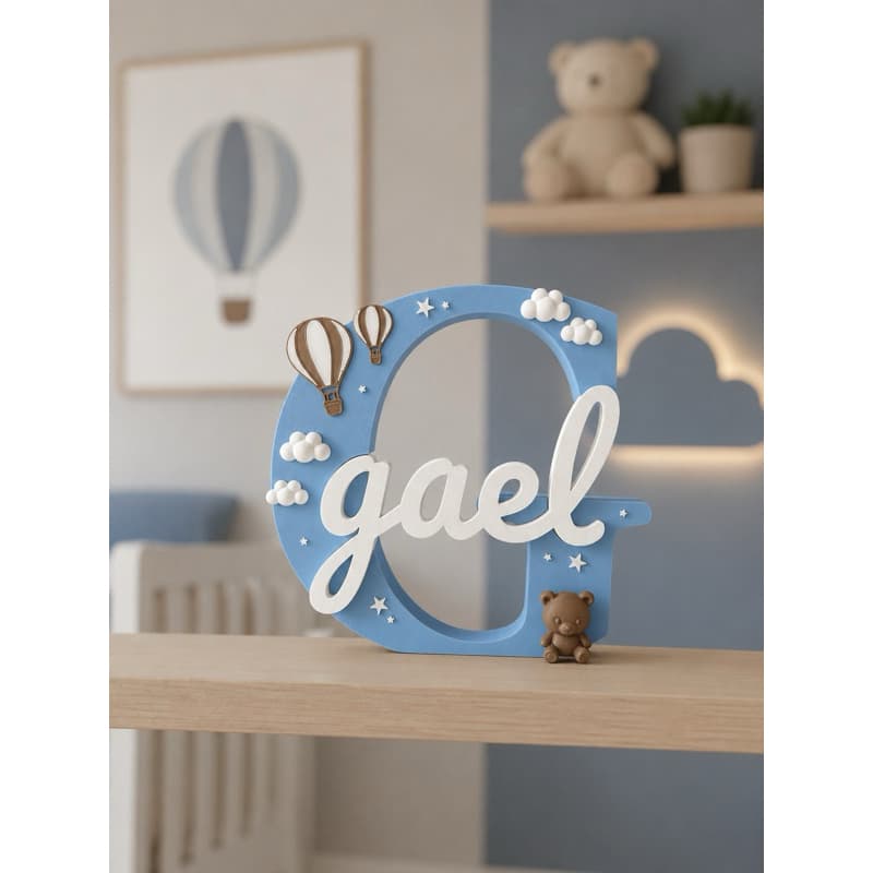 Letreiro personalizado| Letreiro tema ursinhos| Letra personalizada| Decoração infantil