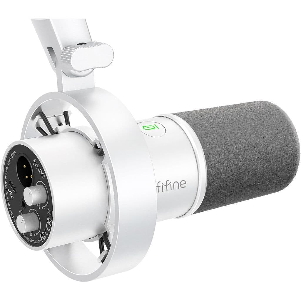 Microfone Gamer Fifine K688 Estúdio Podcast Streamer Original