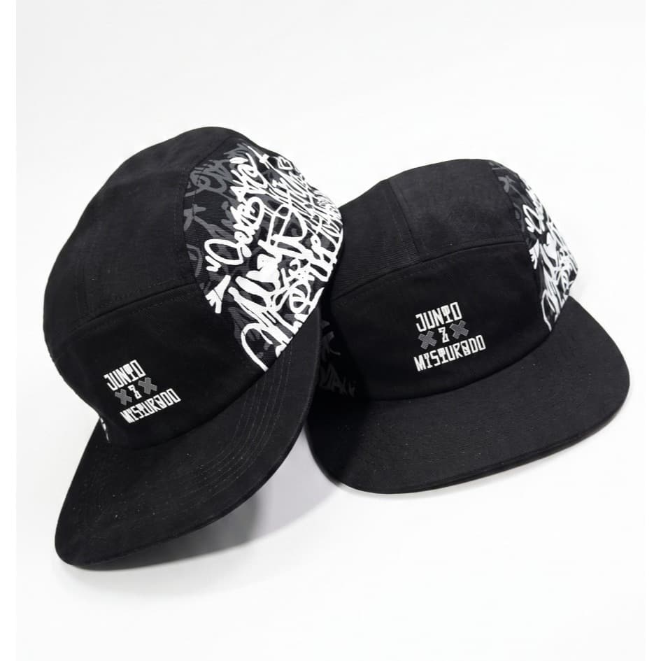 bone chapeu five masculino feminino aba reta JM snapback five panel