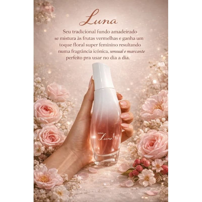 Natura Luna Desodorante Colônia Tradicional Feminina 75ml.