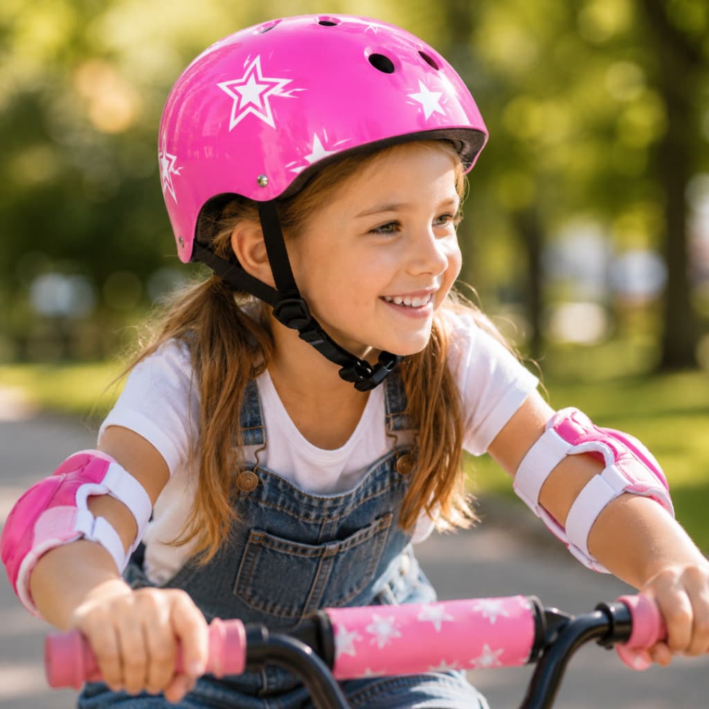 Capacete Cotoveleira Joelheira Infantil SEGURANÇA Bike Skate Patinete Kit Proteção Novidade