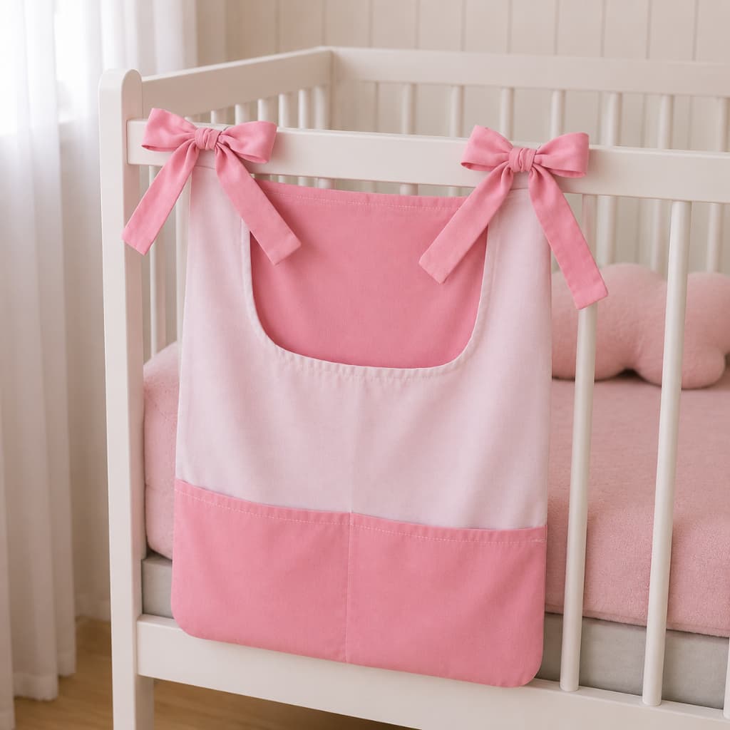Porta Fraldas Varão 35x27cm Tecido Algodão 01 Peça