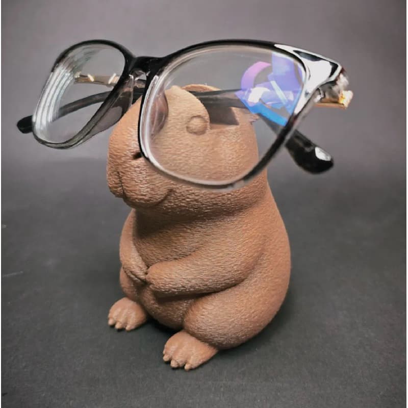 Suporte Para Óculos Capivara Decorativa | Porta Óculos Em Impressão 3D Premium | Presente Criativo 🐹