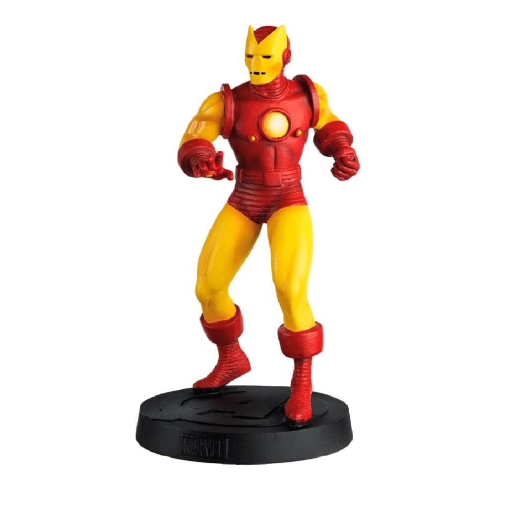 Homem de Ferro  Iron Man - Miniatura Eaglemoss Coleção Fact Files Figurines -Avante Vingadores - Arquivos Marvel Legends