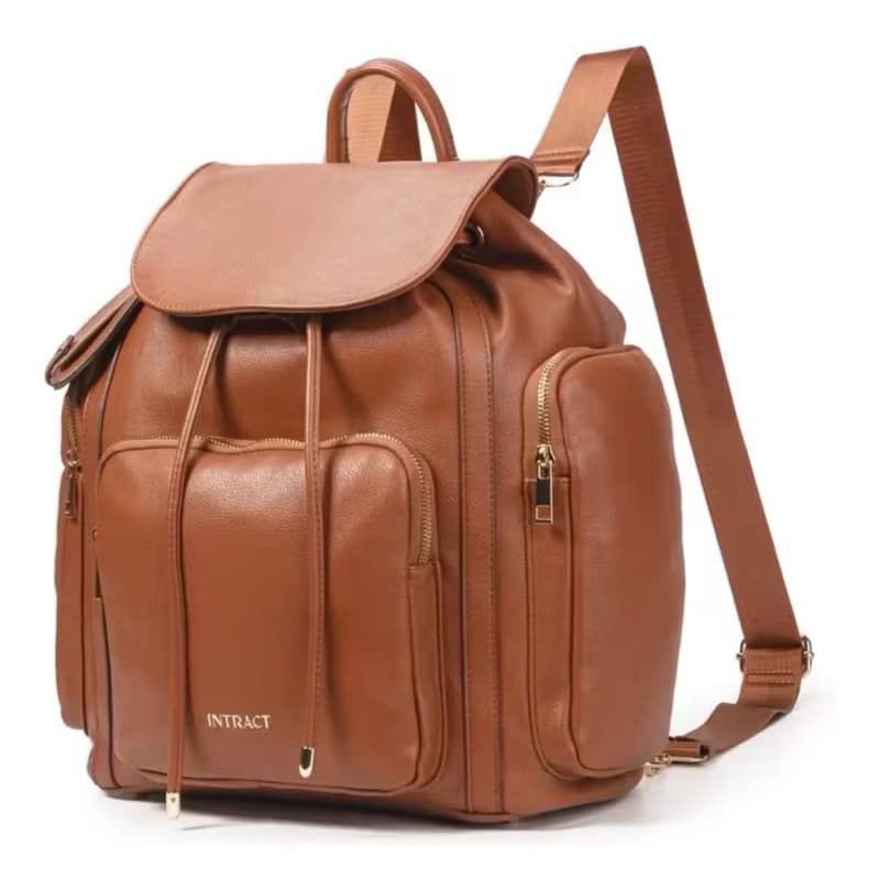 Mochila Executiva Feminina Porta Notebook Pu Intract Grande Mochila feminina P/notebook