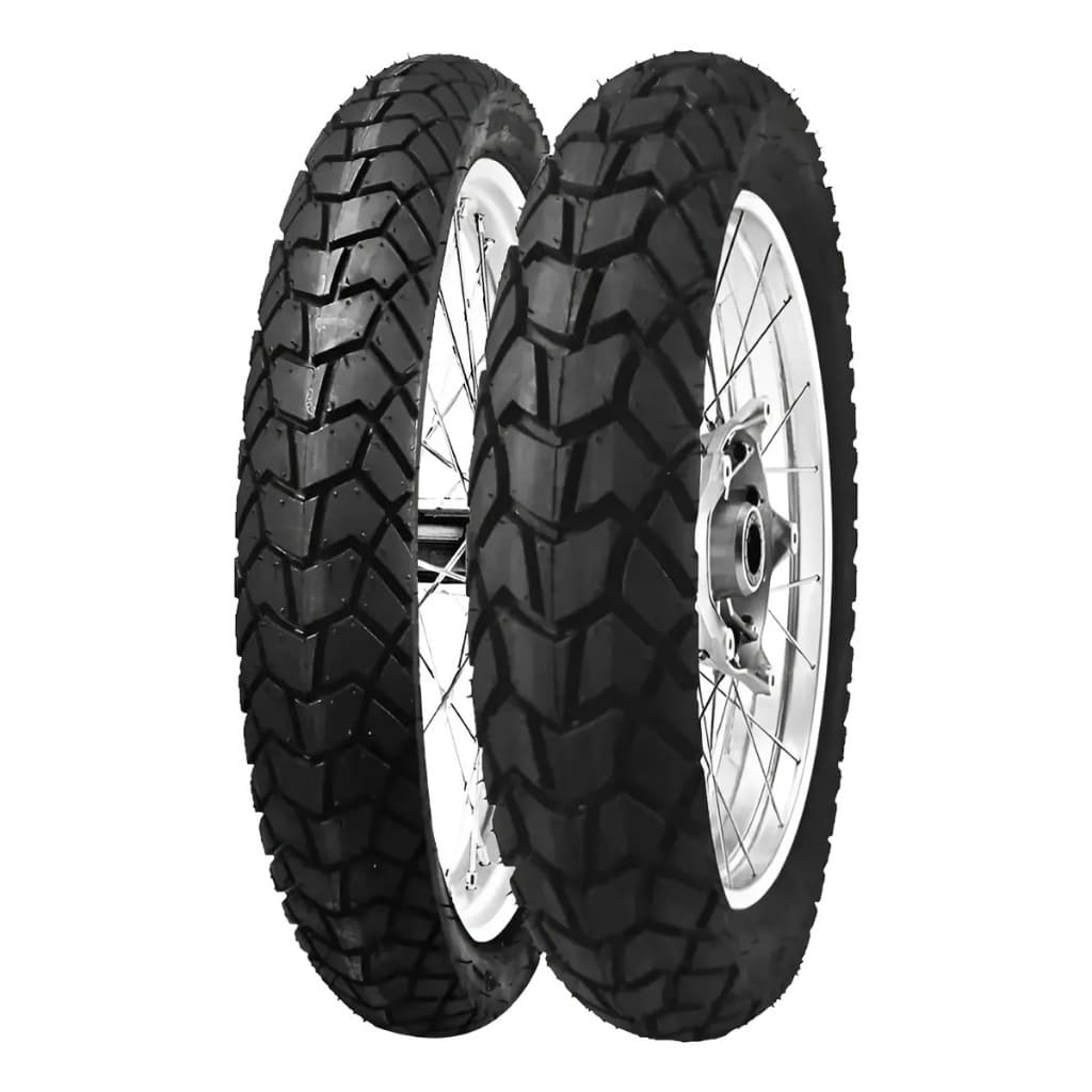 Par Pneu 90/90-21 + 120/90-17 Viper Maggion Nx400 Xt600 Nx350 Sahara Novos Uso Com Câmara Envio Dia