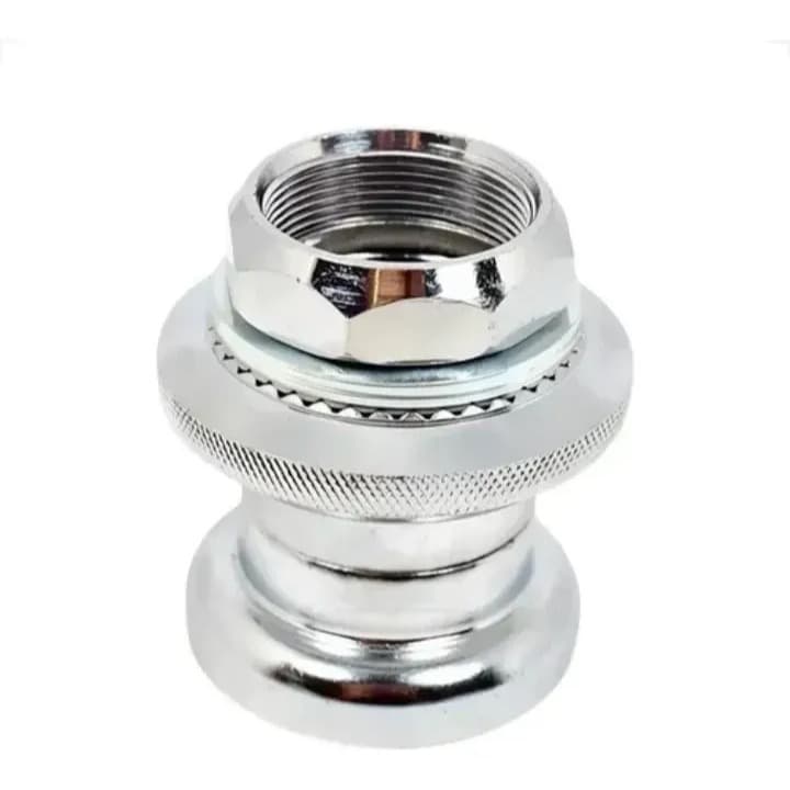 Caixa Direção Standard Rosca Para Bike Quadro Fino 22.2mm Cromado Paco