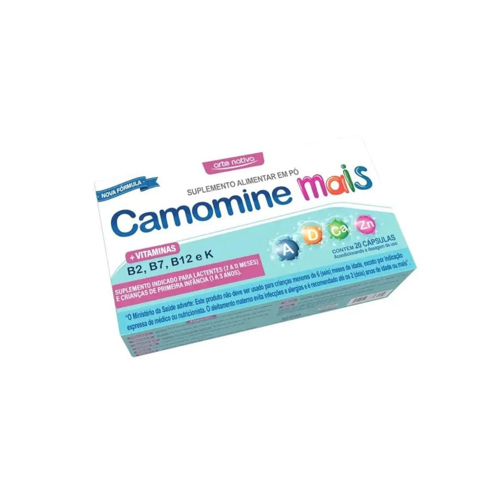 KIT COM 4 CAMOMINE C MAIS 20 CÁPSULAS ARTE NATIVA