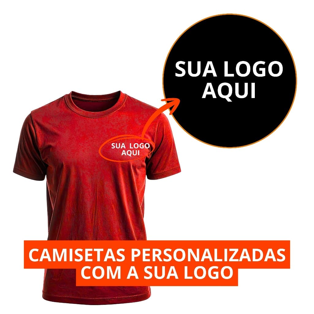 Camiseta Uniforme Camisa Personalizada Com a Sua Logo No Peito e Nas Costas 100% Premium