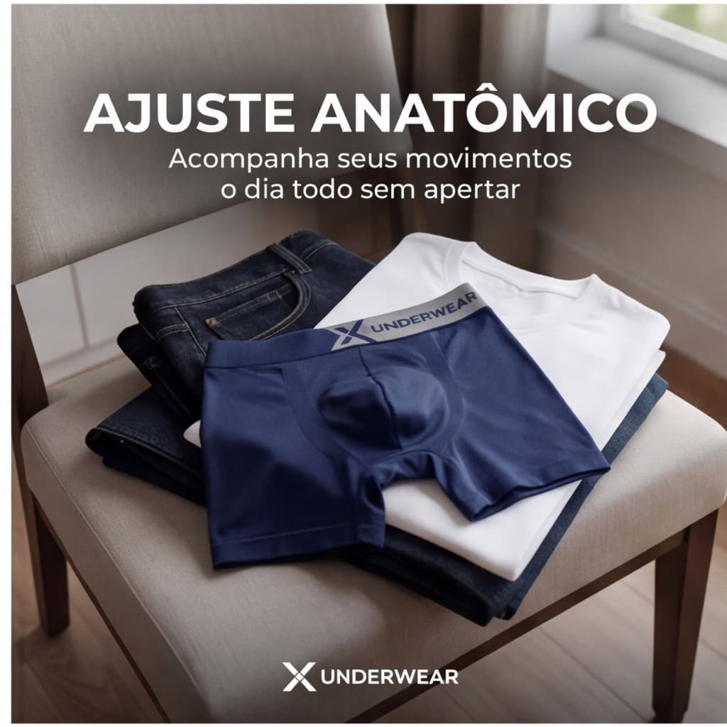 Kit com 12 Cueca Lisa Masculina 100% Poliéster Confortável para Uso Diário