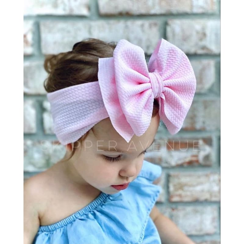 Faixa Tiara Laço  Maxi laço em pé bebê menina