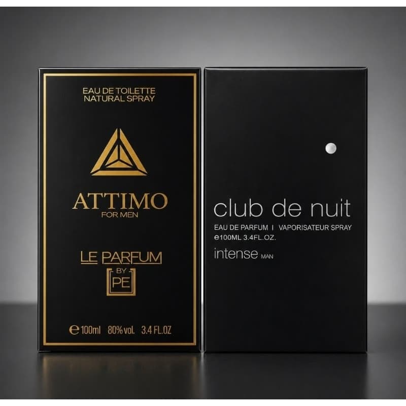 Kit 2 Perfumes Masculinos 100ml cada /Premium Intense black – Fragrâncias Marcantes e Duradouras