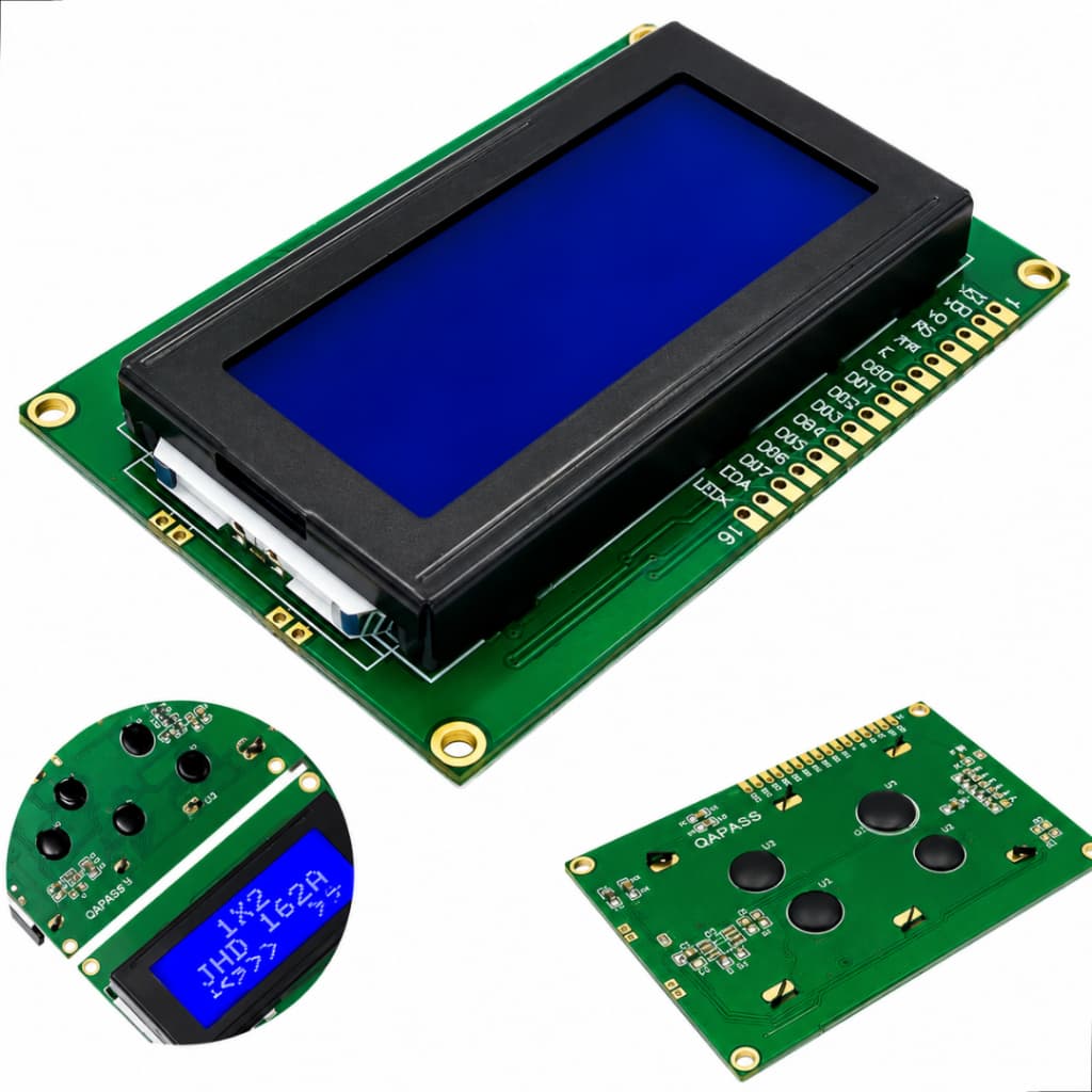 Display Lcd 2004 20x4 Fundo Azul Pic Arduino Lcd2004