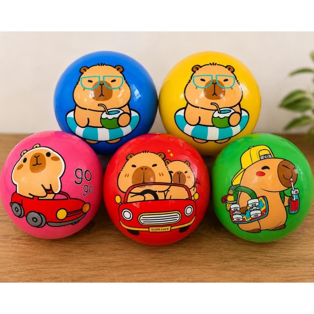 2 unidades / 6 Unidades / 10 Unidades Bola Capivara De Praia Vinil Inflável Infantil Sortidas