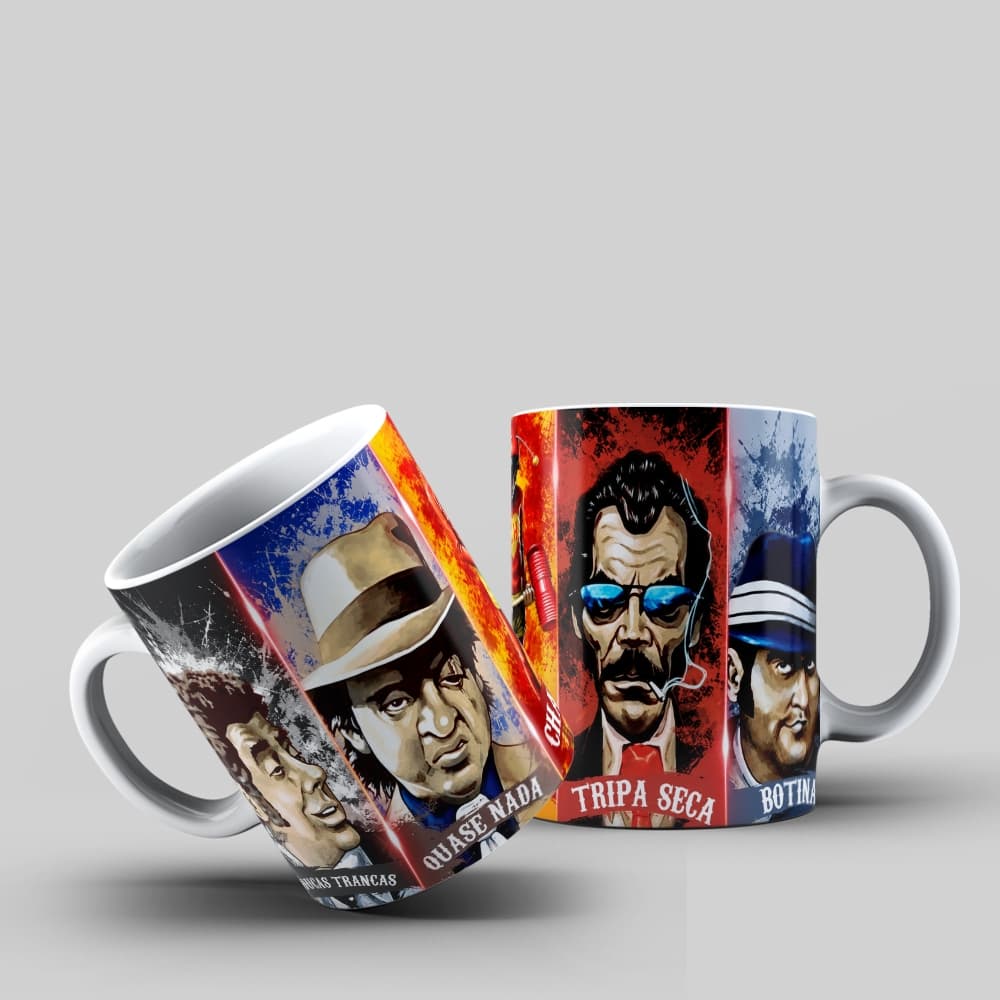Caneca Chapolin Viloes Serie TV Nostalgia Retro Top